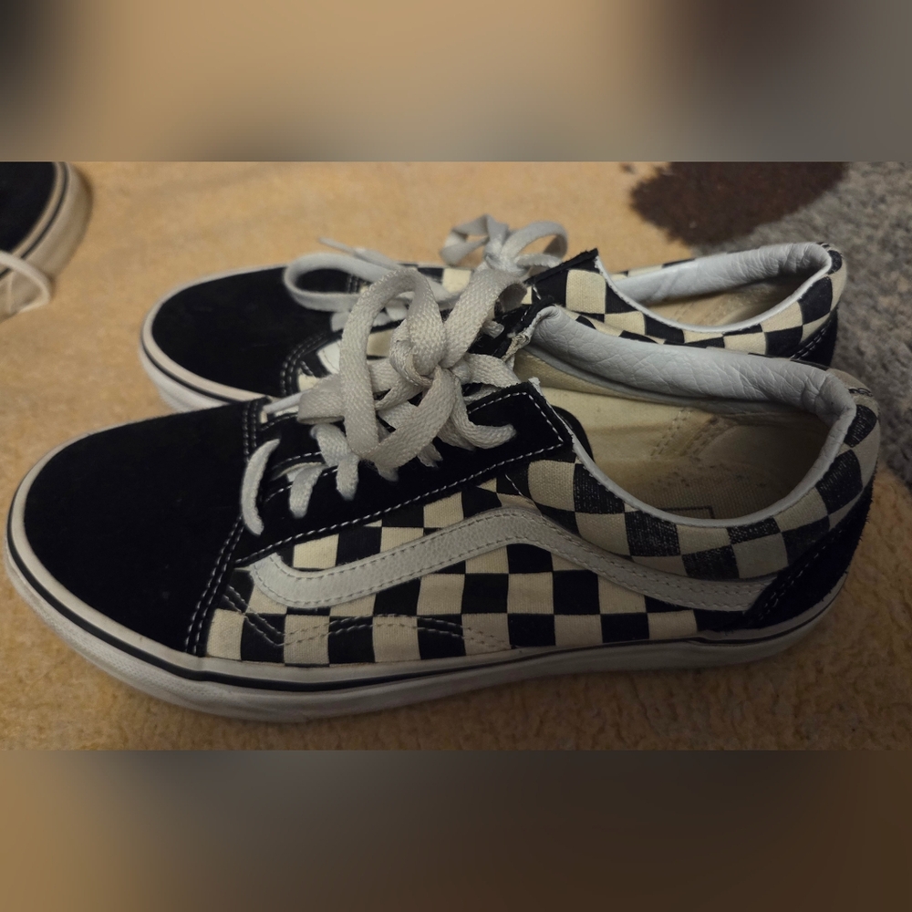 Checkered Vans